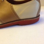 COLE HAAN mens size 10.5 M tan  brown leather saddle shoes 10 1/2