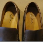 Mens Cole Haan-Brown Nike Air-Slip on Shoes