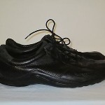 COLE HAAN Mens DRIVING Black Leather Oxford SNEAKERS Used SHOES Size 9.5