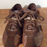 DIESEL Men’s Brown Leather Casual Athletic Shoes 13M