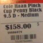 NIB Cole Haan Pinch Cup Penny Black 9.5 D  MSRP $158