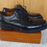 Cole Haan City Waterproof Black Leather Lace Up Oxfords Loafers Men size 10 M