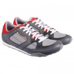 Diesel Mens Dynamykal Gray Casual Leather Lace Up Sneakers Shoes 12