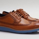 New Release Cole Haan Lunargrand Wingtip Tan Camello/Chambray Size 9 M $228
