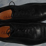 Cole Haan Black Leather Mens Lace Shoes Size 8 M