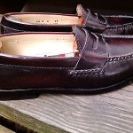 Men Cole Haan burgundy leather penny loafers slip on shoes size 6.5 E