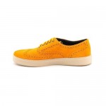 Cole Haan Bergen WingTip Mens Size 7 Orange Wide Suede Oxfords Shoes