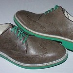 Cole Haan Air Franklin Wingtip Oxfords, Smoke Suede Leather Upper, 11 M, New