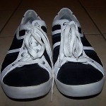 Hugo Boss orange mens sneakers black & white US 8.5 Europe 41 Boss orang