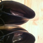Cole Haan Men’s 9D Patent Leather Fashion Dress Ankle Boots Lace up Shoes