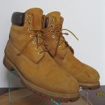 Mens sz 13 M tanned leather Timberland ankle work boots all terrain soles shoes