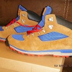 NEW TIMBERLAND HIKING TRAIL  SCRAMBLE MID BROWN BOOT 2215R MEDIUM MENS SIZE 13