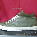$140 Mens DIESEL ‘Midday’ Shoes sz 10 LEATHER Olive Green sneaker shoes