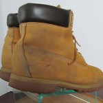 Mens sz 13 M tanned leather Timberland ankle work boots all terrain soles shoes