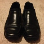 Black Men’s Cole Haan With Nike Air 7.5 Slip On Shoes!!!