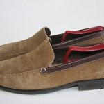 Cole Haan Brown Tan Suede Leather Loafer Slip On Shoe Size 9.5M