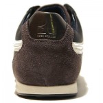 $225 Hugo Boss ORANGE Label Lace-up Sneakers Navy Grey Mens 6 39 Trainers 5.5