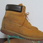 Mens sz 13 M tanned leather Timberland ankle work boots all terrain soles shoes