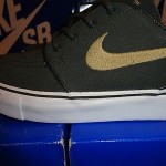 Nike SB Zoom Stefan Janoski Sz 7 SEQUOIA FILBERT GOLD WHITE Olive $78 retro vans