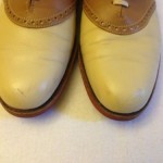 COLE HAAN mens size 10.5 M tan  brown leather saddle shoes 10 1/2