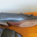 COLE HAAN DARK CHOCOLATE  Brown Leather Tassel Slip-On Loafers – US 8.5 M