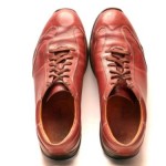 Mens Cole Haan 9.5 M Air Oxford Lace Up Brown Leather Dress Shoes