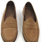 COLE HAAN Resort Men’s Tan Nubuck Leather Penny Loafer Shoes Size 12
