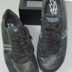 Mens Diesel Parabarny 10 M Black Leather Sneakers Shoes