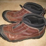 MENS CLARKS MUCKERS WATERPROOF BROWN ANKLE BOOTS SZ 9M