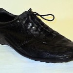 COLE HAAN Mens DRIVING Black Leather Oxford SNEAKERS Used SHOES Size 9.5