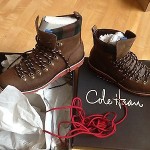 Cole Haan Mens boot Air Hunter.Hiker.BT Cigar/Plaid