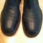 Mens shoes COLE HAAN Stratton black leather NIKE AIR slip on loafers sz 8.5 M