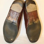 COLE HAAN  Men’s Size 12 LOAFERS Brown Leather SLIP-ON Shoes Fringe Tassle USA