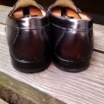Men Cole Haan burgundy leather penny loafers slip on shoes size 6.5 E