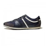 $225 Hugo Boss Mens Sneakers Navy Blue 11 44 Shoes Trainers 10.5 Sport Kicks