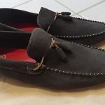 Diesel Men’s Fashion Loafers Grahl Anthracite Leather Boat Shoes sz 12 nwt $160.