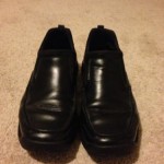 Black Men’s Cole Haan With Nike Air 7.5 Slip On Shoes!!!