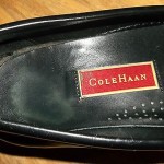 Cole Haan Santa Barbara Mens Black Polished Leather Loafers Nike Air Soles Sz 12