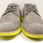 Cole Haan ‘LunarGrand’ Wingtip Mens Charcoal/Yellow size 9.5 M