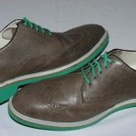 Cole Haan Air Franklin Wingtip Oxfords, Smoke Suede Leather Upper, 11 M, New
