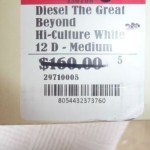 new DIESEL THE GREAT BEYOND 12D white Hi-Culture SHOES nwb