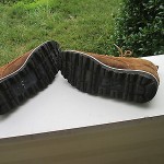 COLE HAAN 7 M Brown NIKE AIR suede ANKLE BOOT leather lace-up high top shoe
