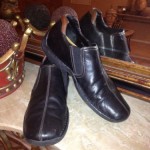 SHARP MENS COLE HAAN BLACK LEATHER CASUAL SPORT LOAFER/DRIVING MOCASSIN 10.5M