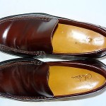 COLE HAAN MENS BROWN LEATHER NIKE AIR DRIVING LOAFER SLIP ON SIZE 8 M