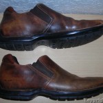 Mens Comfort COLE HAAN “Zeno” Brown Leather Loafers Pull On Slip On Shoes 9 M