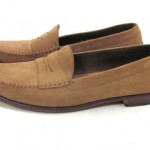 COLE HAAN Resort Men’s Tan Nubuck Leather Penny Loafer Shoes Size 12