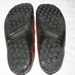 Cole Haan Men’s 10.5 Brown distressed leather loafers driving shoes moccasins