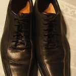Cole Haan Black Leather Mens Lace Shoes Size 8 M