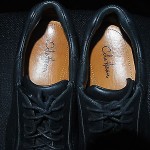 Cole Haan Black Leather Mens Lace Shoes Size 8 M