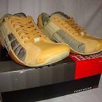 Used Men’s Diesel Auriga Casual LEather Shoes Size 8 Korma/Bamboo